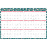 2023-2024 Cambridge Pippa Erasable/Reversible Academic/Regular Wall Calendar, 24in x 36in, January to December 2024/July 2023 to June 2024, 1668-550SB