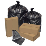 Pitt Plastics Repro Can Liners, 2-mil, 60 Gallons, Black, Pack Of 50