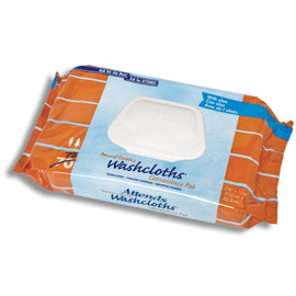 Attends Washcloths, 8in x 12 1/2in, Convenience Pack Of 72