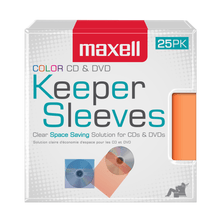 Load image into Gallery viewer, Maxell CD/DVD Keepers, Assorted Colors, Pack Of 25