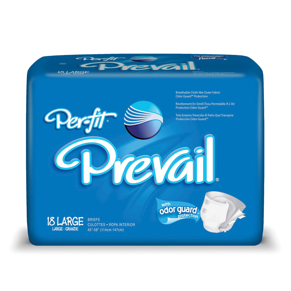 Per-Fit Frontal Tape Briefs, Large, 45in-58in, Blue, Box Of 18