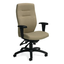 Load image into Gallery viewer, Global Synopsis High-Back Chair, 46inH x 24inW x 25inD, Beach Day/Black