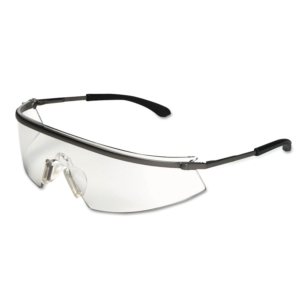 Triwear Metal Protective Eyewear, Clear Lens, Anti-Fog, Platinum Frame