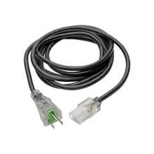 Load image into Gallery viewer, Eaton Tripp Lite Series Hospital-Grade Power Cord, NEMA 5-15P to C13 - Green Dot, 13A, 125V, 16 AWG, 10 ft. (3.05 m), Clear Plugs - Power cable - power IEC 60320 C13 to NEMA 5-15P (M) - AC 110 V - 13 A - 10 ft - molded - black