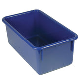 Stowaway Storage Container Without Lid, Medium Size, Blue, Pack Of 5