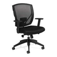 Load image into Gallery viewer, Offices To Go Mid-Back Chair, Mesh Back, 39 1/2inH x 27inW x 26inD, Black