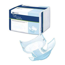 Covidien WINGS Choice Plus Quilted Briefs, Large, 45in-58in, Blue, Pack Of 12