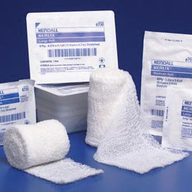 Covidien KERLIX Gauze Bandage Rolls, Non-Sterile, Medium, 3 2/5in x 3.6 Yd., 6-Ply, Plastic Tray, Pack Of 96