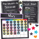 Schoolgirl Style Calendar Bulletin Board Set, Twinkle Twinkle You are A STAR!, Preschool - Grade 5