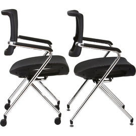 X-Chair X-Stack Chair, Black