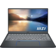Load image into Gallery viewer, MSI Prestige 14 Prestige 14 A12SC-008 14in Notebook - Intel Core i5 i5-1240P 1.20 GHz - 16 GB RAM - 512 GB SSD - Carbon Gray - Windows 11 Pro - NVIDIA GeForce GTX 1650 with 4 GB