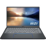MSI Prestige 14 Prestige 14 A12SC-008 14in Notebook - Intel Core i5 i5-1240P 1.20 GHz - 16 GB RAM - 512 GB SSD - Carbon Gray - Windows 11 Pro - NVIDIA GeForce GTX 1650 with 4 GB