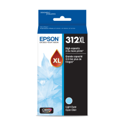 Epson 312XL Claria Photo Light High-Yield Cyan Ink Cartridge,T312XL520-S