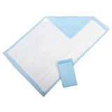 Covidien STA-PUT Underpads, 30in x 36in, w-Adhesive Strip, Light Blue, Pack Of 72