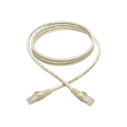 Tripp Lite Cat6 Gigabit Snagless Molded Ethernet Cable, 6in, White