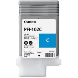 Canon PFI-102 Cyan Ink Cartridge, PFI-102C