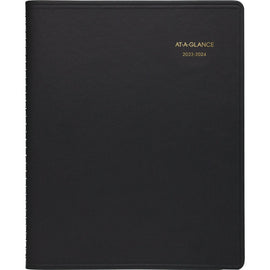 2023-2024 AT-A-GLANCE 18-Month Academic Monthly Planner, 9in x 11in, Black, July 2023 To December 2024, 7007405