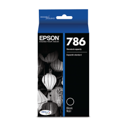 Epson 786 DuraBrite Black Ultra Ink Cartridge, T786120-S