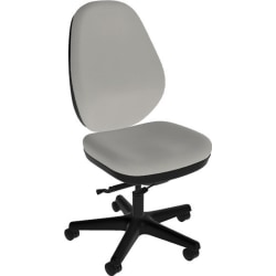 Sitmatic GoodFit Synchron High-Back Chair, Gray Polyurethane/Black