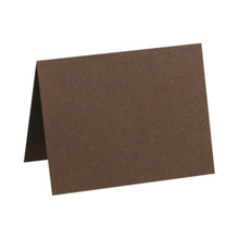 Load image into Gallery viewer, LUX Folded Cards, A7, 5 1/8in x 7in, Chocolate Brown, Pack Of 1,000