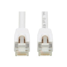 Load image into Gallery viewer, Tripp Lite Safe-IT Cat6a Ethernet Cable Antibacterial Snagless PoE M/M 3ft  - 10 Gbit/s - Shielding - Gold Plated Contact - CMX - 26 AWG - White