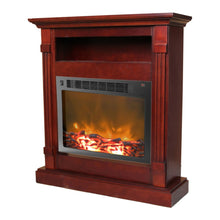 Load image into Gallery viewer, Cambridge Sienna Fireplace Mantel with Electronic Fireplace Insert - Indoor - Freestanding