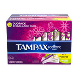 Tampax Assorted Radiant Tampons, Pack Of 84 Tampons