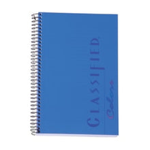 Load image into Gallery viewer, TOPS Classified Colors Business Notebook, 5 1/2in x 8 1/2in, 1 Subject, Narrow Ruled, 100 Sheets, Indigo Blue Cover