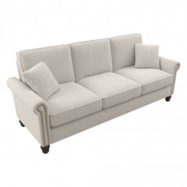 Bush Furniture Coventry 85inW Sofa, Light Beige, Standard Delivery