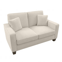 Load image into Gallery viewer, Bush Furniture Stockton 61inW Loveseat, Cream Herringbone, Standard Delivery