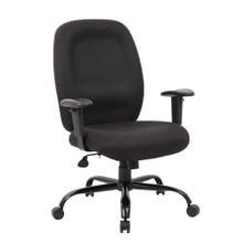 Load image into Gallery viewer, Boss Office Products Heavy-Duty Fabric Task Chair, Black