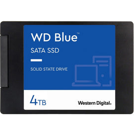 Western Digital Blue WDS400T2B0A 4 TB Solid State Drive - 2.5in Internal - SATA (SATA/600) - Desktop PC, Notebook Device Supported - 600 TB TBW - 560 MB/s Maximum Read Transfer Rate - 5 Year Warranty