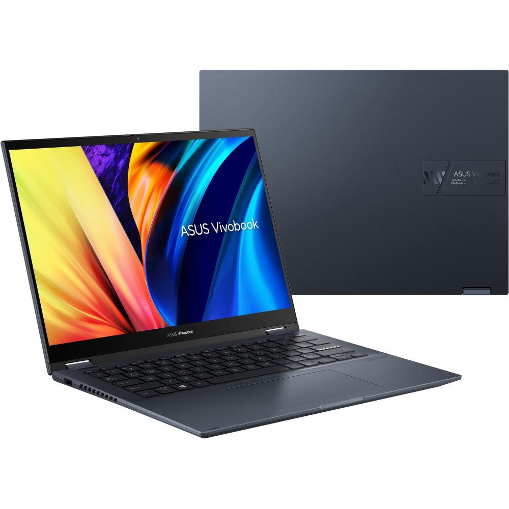 Asus Vivobook S 14 2-In-1 Laptop, 14in Touchscreen, Intel Core i5, 8GB Memory, 512GB Solid State Drive, Quiet Blue, Windows 11 Home