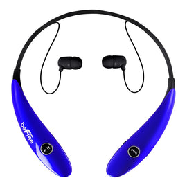 BeFree Sound Bluetooth Wireless Active Sports Earbuds, Blue