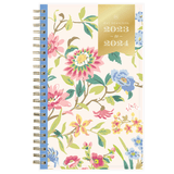 2023-2024 Blue Sky Weekly/Monthly Planner, 5in x 8in, Climbing Floral Blush, July 2023 To June 2024, 137881-A