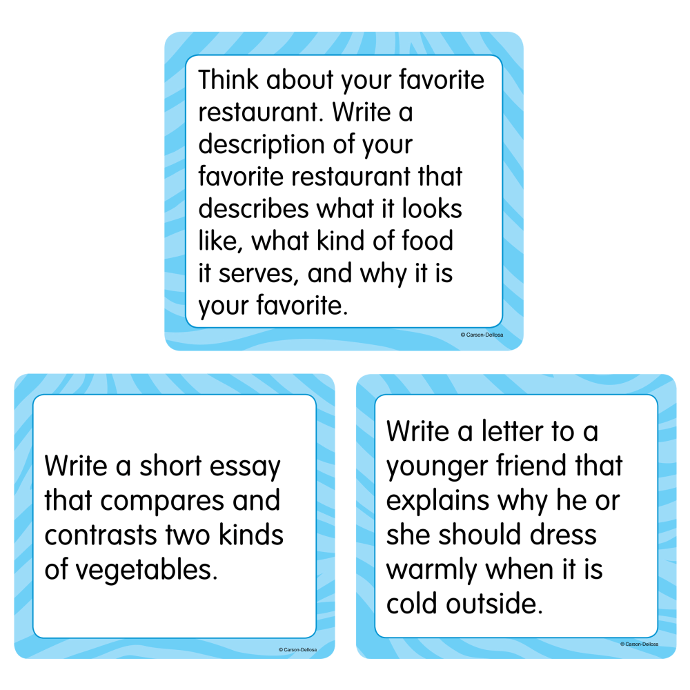 Carson-Dellosa Story Starters: Explanatory Curriculum Cut-Outs, 6in x 6 1/2in, Pack of 36