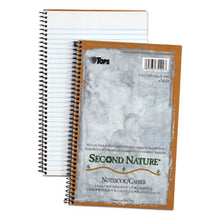 Load image into Gallery viewer, TOPS Second Nature 100% Recycled Perforated Notebook, 6in x 9 1/2in, 1 Subject, College Ruled, 40 Sheets, White