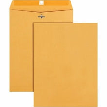 Load image into Gallery viewer, Business Source Heavy-duty Clasp Envelopes - Clasp - #93 - 9 1/2in Width x 12 1/2in Length - 28 lb - Clasp - Kraft - 100 / Box - Kraft