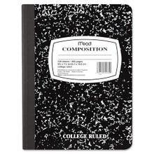 Load image into Gallery viewer, Mead Composition Book, 7-1/2in x 9-3/4in, 100 Sheets, Black Marble