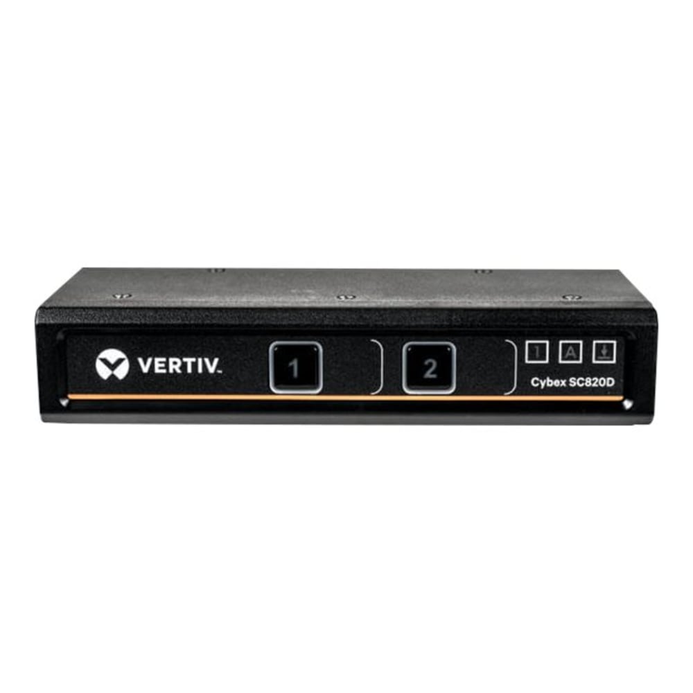 Vertiv Cybex SC800 Secure KVM - 2 Port - Secure Desktop KVM Switch (SC820D - 001 - Secure Desktop KVM Switches - Secure Desktop KVM Switches - Secure KVM Switch - Single Head - NIAP Certified