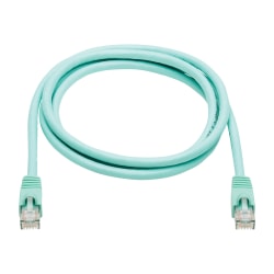Eaton Tripp Lite Series Cat6a 10G Snagless UTP Ethernet Cable (RJ45 M/M), Aqua, 5 ft. (1.52 m) - Patch cable (DTE) - RJ-45 (M) to RJ-45 (M) - 5 ft - UTP - CAT 6a - IEEE 802.3af - booted, snagless, stranded - aqua