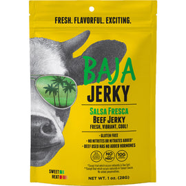 Baja Jerky Slasa Fresca Jerky, 1 Oz, Case Of 10 Bags