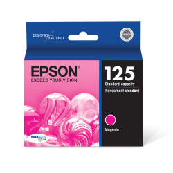 Epson 125 DuraBrite Ultra Magenta Ink Cartridge, T125320