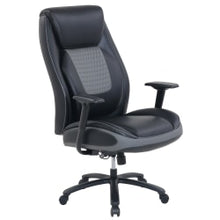 Load image into Gallery viewer, Shaquille O-Neal Nereus XXL Ergonomic Bonded Leather High-Back Executive Chair, Black