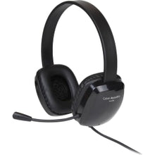 Load image into Gallery viewer, Cyber Acoustics Stereo Headset w/ Single Plug - Stereo - Mini-phone (3.5mm) - Wired - 20 Hz - 20 kHz - Over-the-head - Binaural - Circumaural - 6 ft Cable - Noise Cancelling, Uni-directional Microphone - Noise Canceling