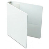 Universal Deluxe Round Ring Vinyl View Binder, 8 1/2in x 11in, 1.5in Capacity, White