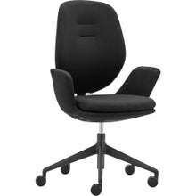 Load image into Gallery viewer, Raynor Centrik Ergonomic Fabric Mid-Back Managerial Chair, Black