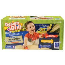Load image into Gallery viewer, Educational Insight Design &amp; Drill Power Play Vehicles Helicopter Set, Multicolor, Grades Pre-K - 1