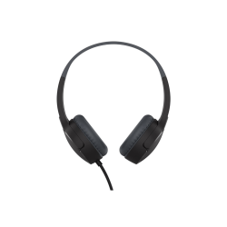 Belkin SOUNDFORM Mini Wired On-Ear Headphone for Kids - Stereo - Mini-phone (3.5mm) - Wired - Over-the-head - Binaural - Circumaural - 4 ft Cable - Black