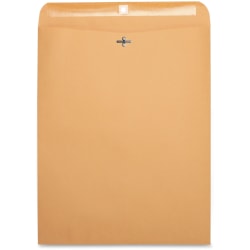 Business Source Heavy-duty Clasp Envelopes - Clasp - #110 - 12in Width x 15 1/2in Length - 28 lb - Clasp - Kraft - 100 / Box - Kraft